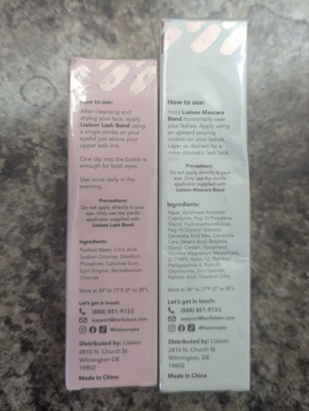 Liaison Lash Bond & Mascara Bond Duo - Pink and Mint - Picture 2 of 4